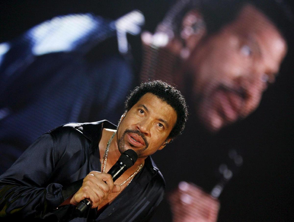 Lionel Richie en concierto.
