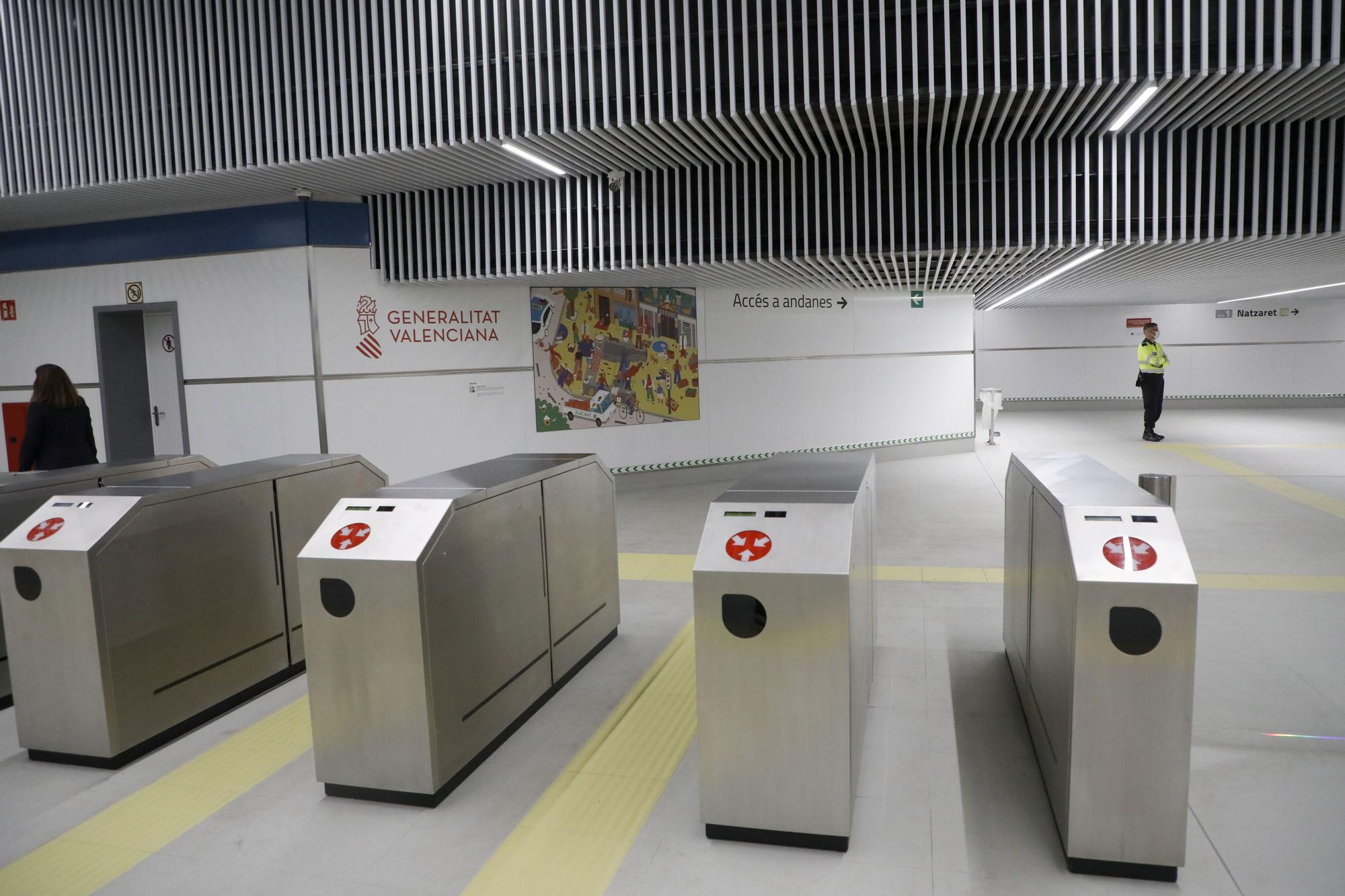 L10, la nueva línea de metro entre el centro y Natzaret, entra en funcionamiento