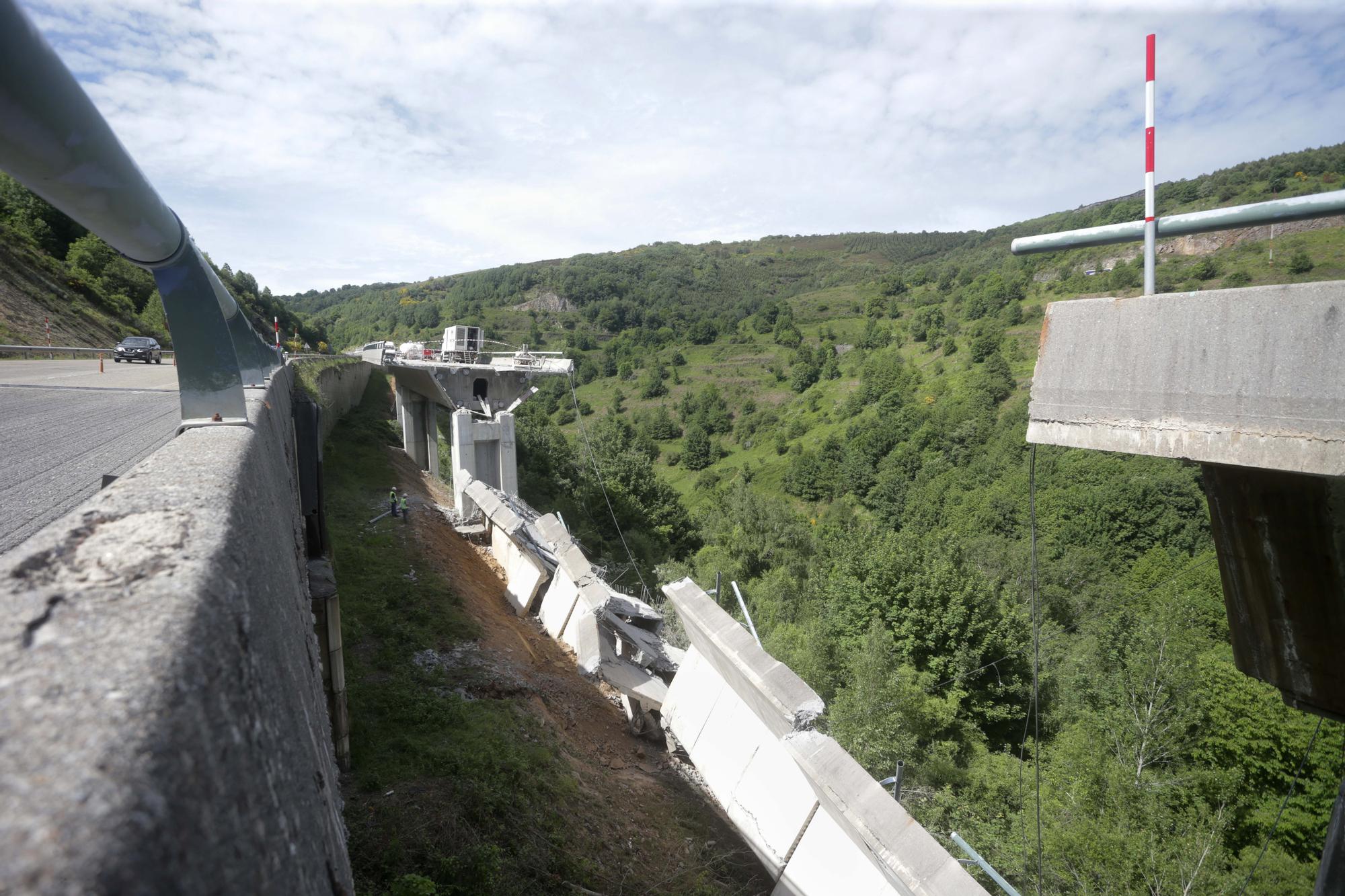 Un problema oculto en el viaducto de la A6, posible causa de un colapso inédito en la ingeniería civil estatal