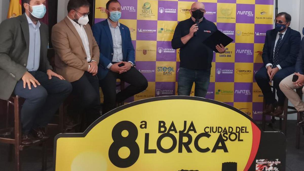 Acto de presentación del Rally Baja Lorca. | CAYETANO MONTIEL