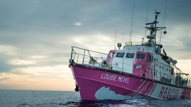 El barco de rescate 'Louise Michel'