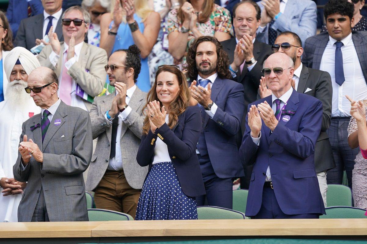 Kate Middleton disfruta del torneo de tenis de Wimbledon desde las gradas