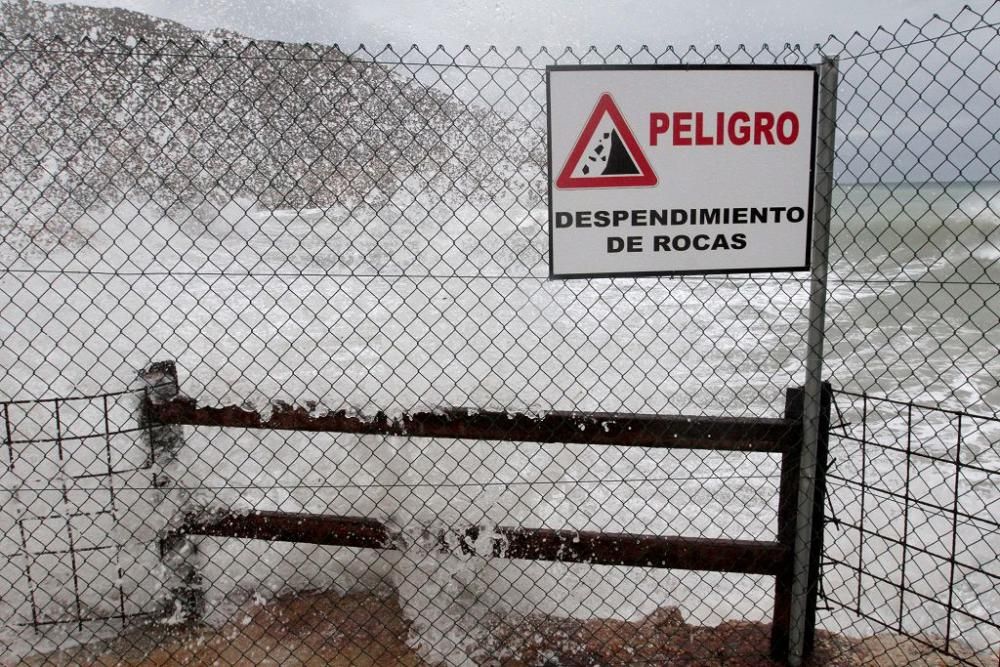 La borrasca Ana, a su paso por Cartagena