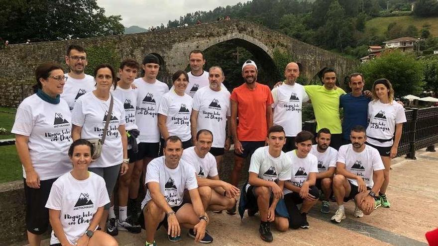 El atleta Chema Martínez da visibilidad al chagas en Cangas