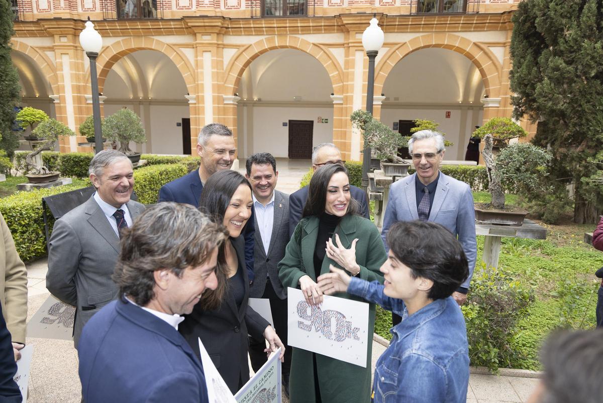 La atleta María Pérez participó en la presentación