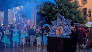 Los Blaus en una actividad de la Fiesta Mayor de Granollers