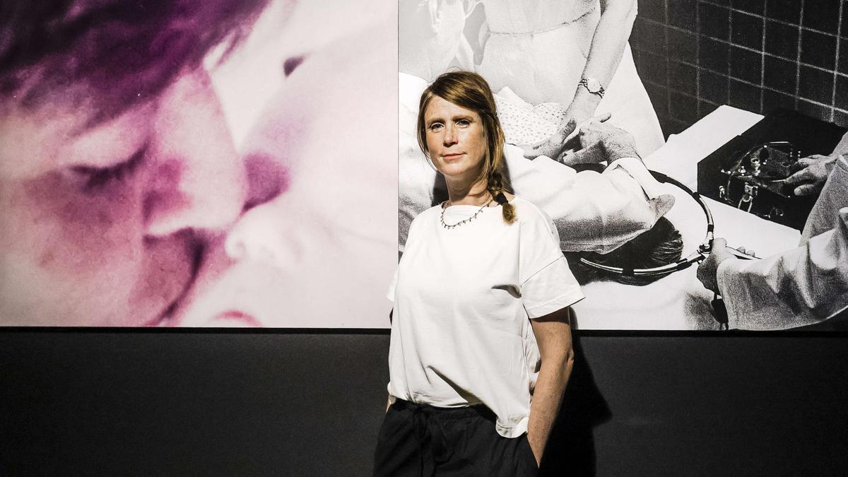 Marina Planas, en una imagen de su última exposición en Palma.