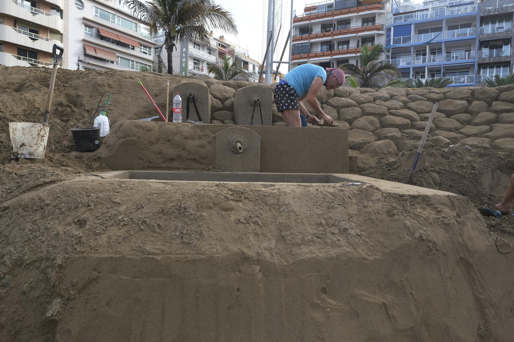 Inauguración del Belén de Arena 2024 en Las Palmas de Gran Canaria