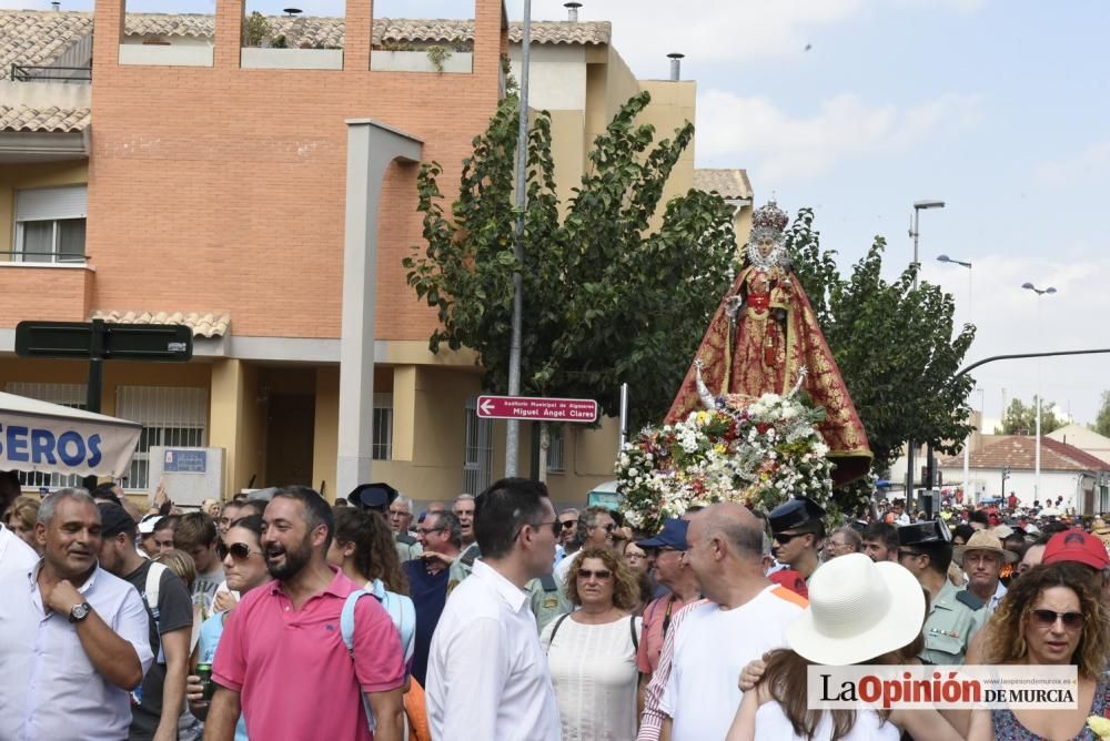 Romería de la Virgen de la Fuensanta: Paso por Alg