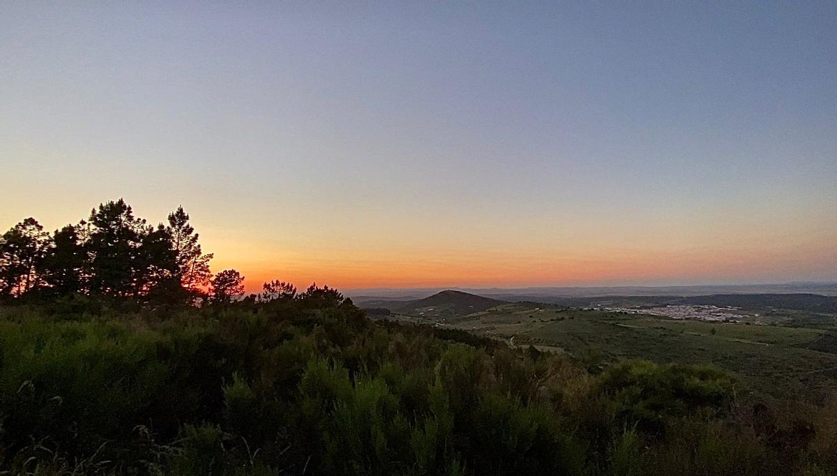 Enclave de la Sierra de Aguafría, con vistas infinitas, en el que se ubicará el eco-glamping