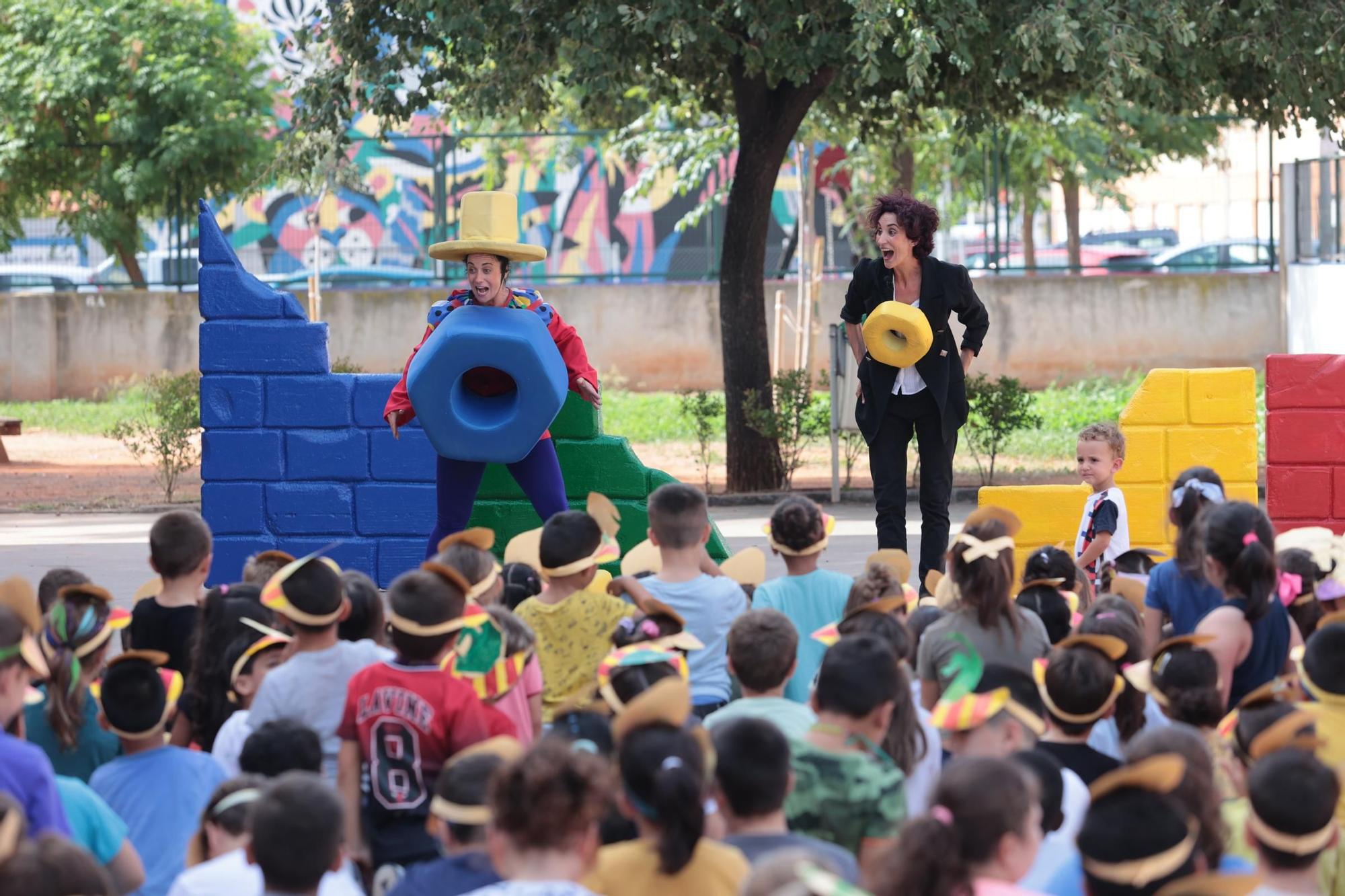 El Correllengua escolar en Vila-real, en imágenes