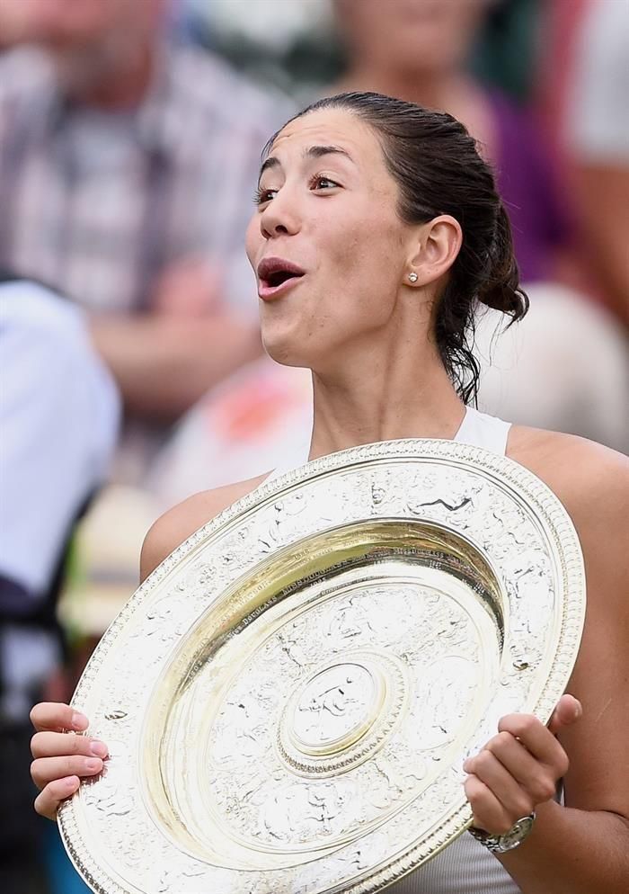 Imágenes de la victoria de Muguruza