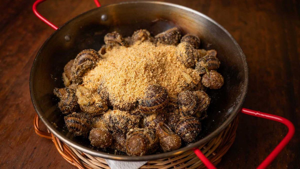 Caracoles a la almendra