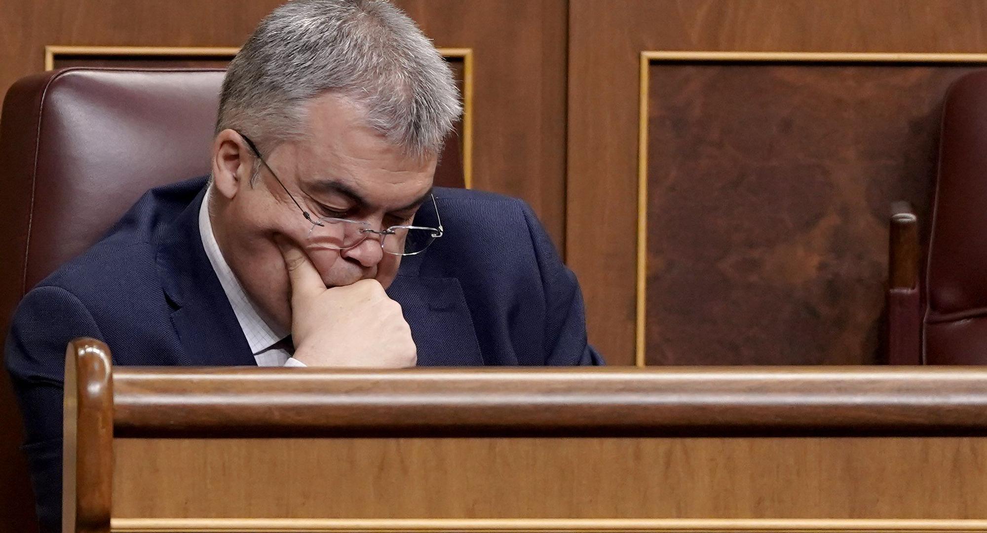 Santos Cerdán en el Congreso.