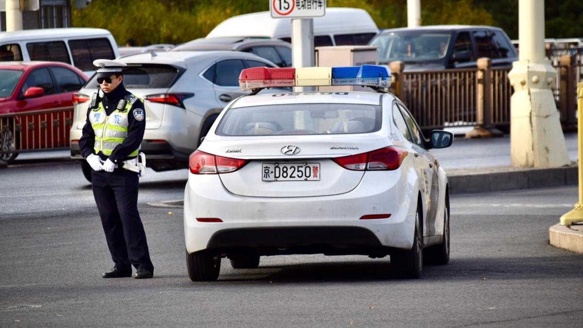 Policía china.