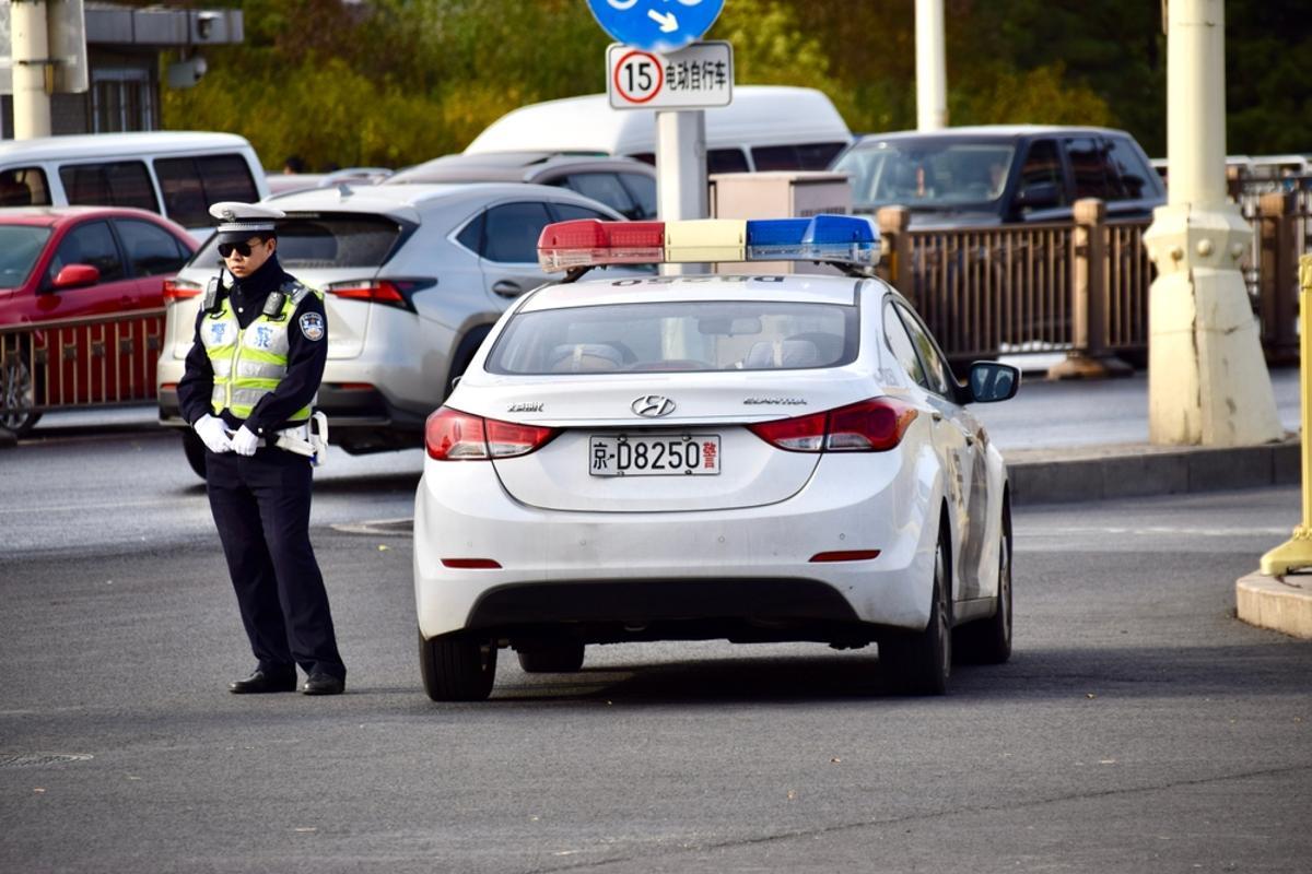 Policía china.