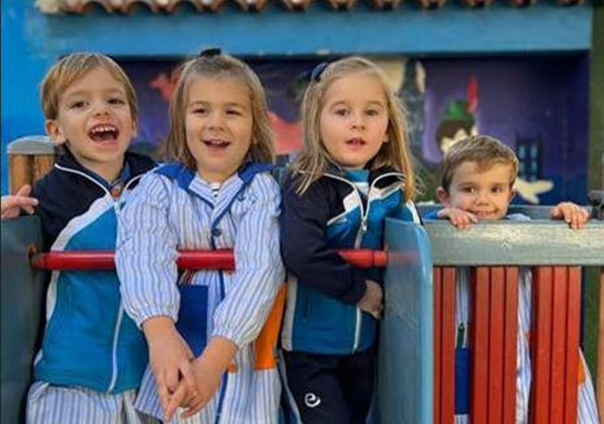 Alumnado de infantil de Escolapias Gandia.