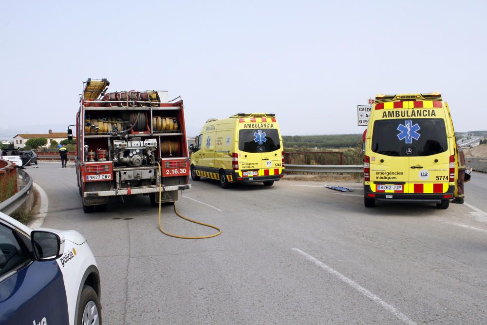 Accident de trànsit a Sils