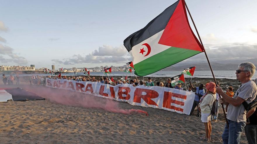 Los partidarios del Sáhara Libre reanundan la protesta en El Confital