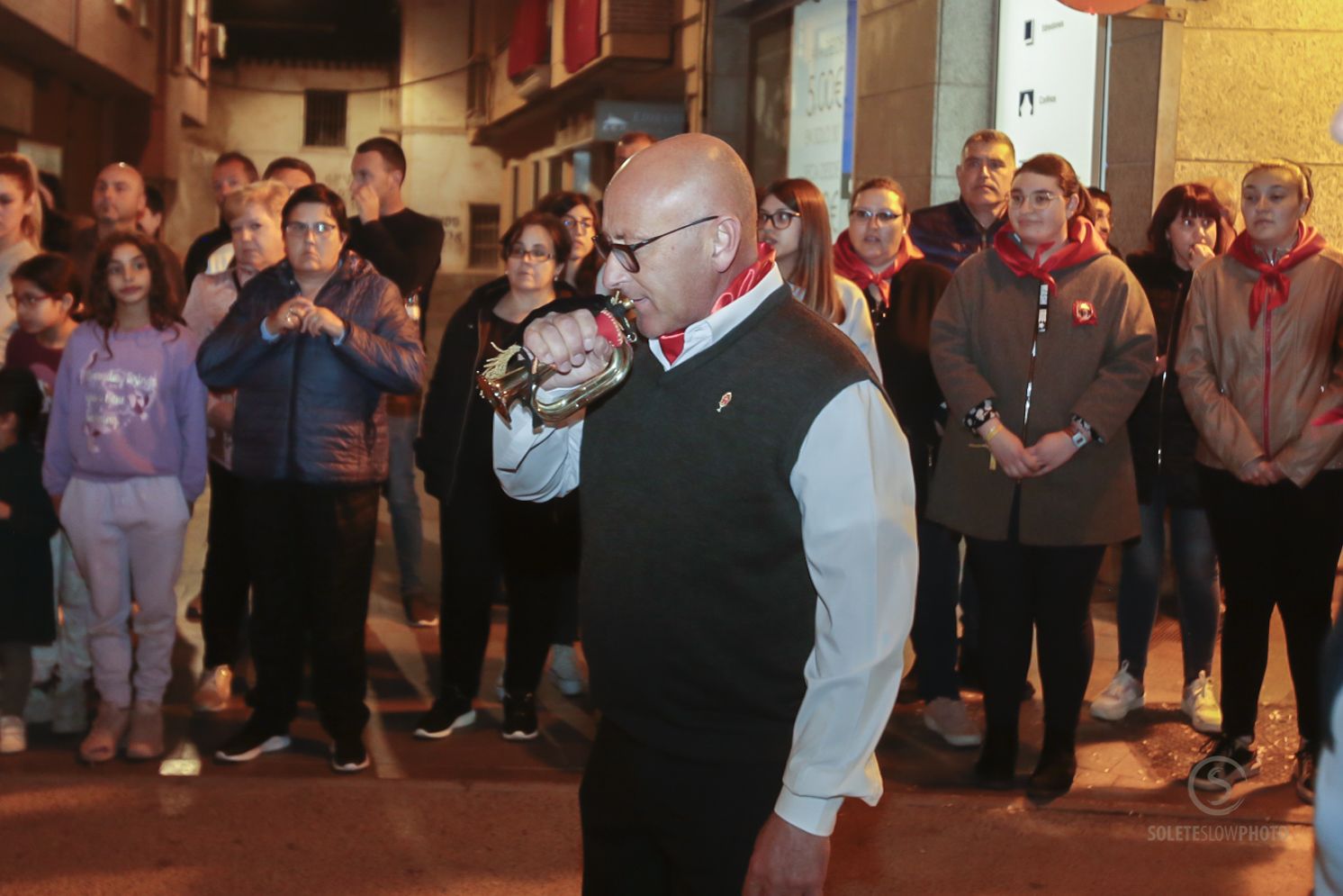 Las imágenes del encuentro del Paso Encarnado en Lorca