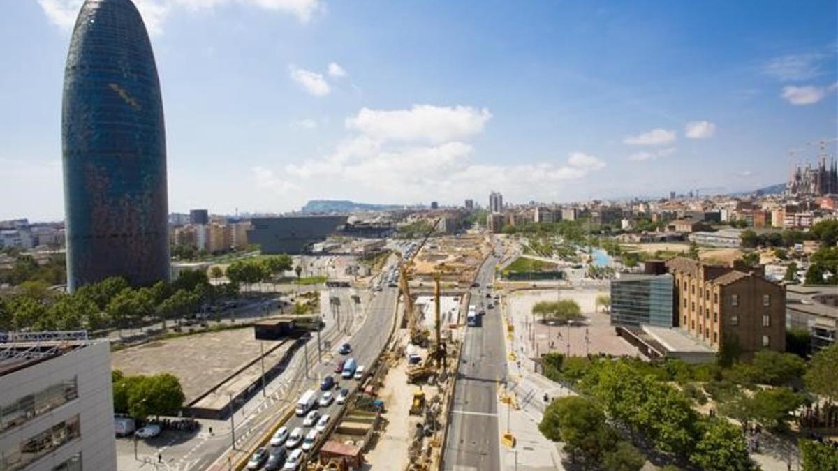 zentauroepp38178319 barcelona 25 04 2017 vistas generales de las obras de la pla170425184726