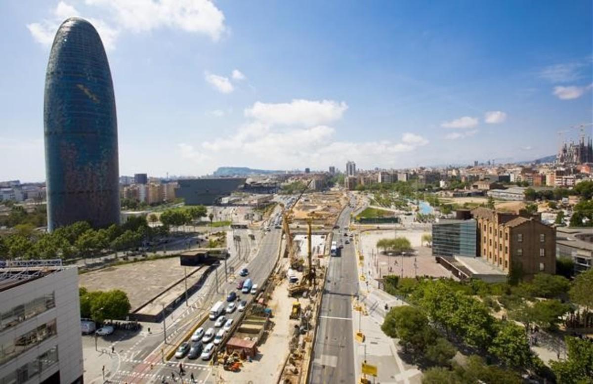 zentauroepp38178319 barcelona 25 04 2017 vistas generales de las obras de la pla170425184726