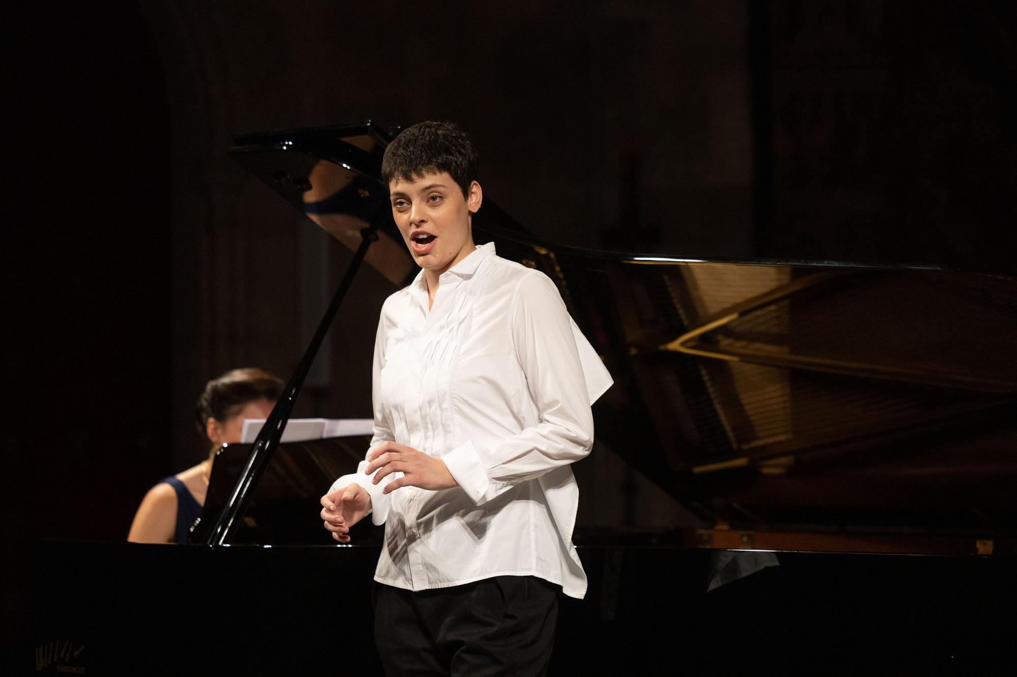 La mezzosoprano Emily d’Angelo ha debutat al festival amb un recital a l’església del Carme