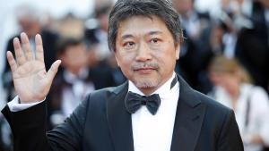 El director de cine Kore-eda en el Festival de Cannes del 2018.