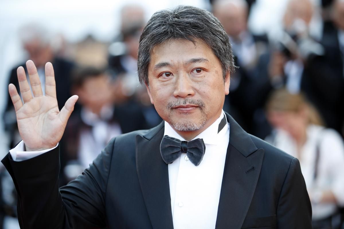 El director de cine Kore-eda en el Festival de Cannes del 2018.