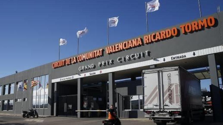 Imagen tomada ayer en las instalaciones del circuito de velocidad Ricardo Tormo.