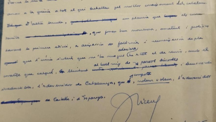 La UdG rep els manuscrits de l&#039;obra de l&#039;historiador i editor Jaume Vicens Vives