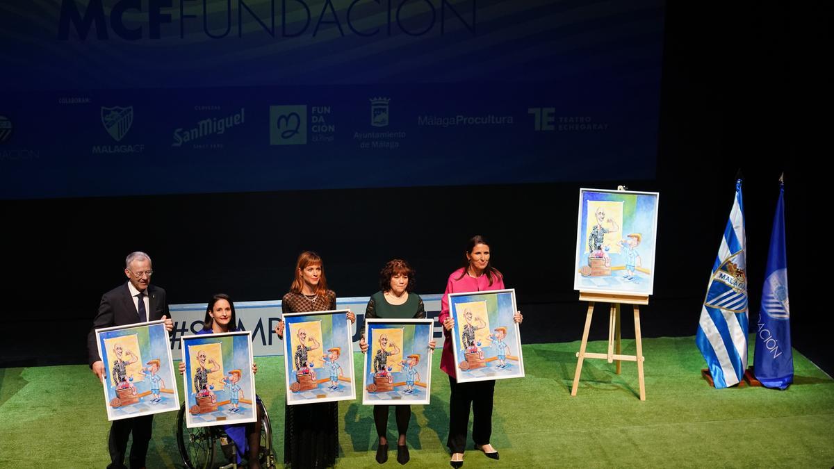 Imagen de los premiados por la Fundación MCF.