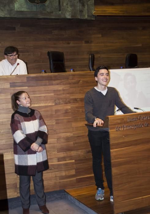 Entrega de premios de la Olimpiada de Filosofía en la Junta General del Principado