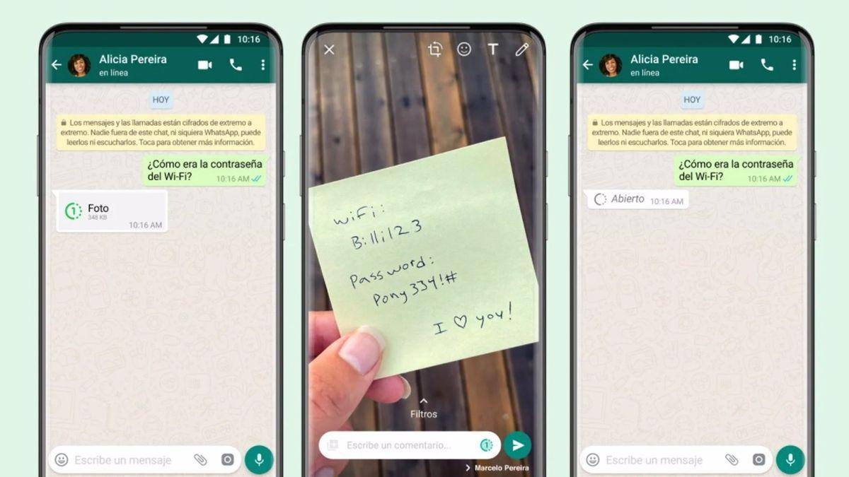 Ja està disponible la nova funció de WhatsApp que elimina les fotos després de veure-les una vegada