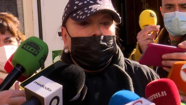 Massiel, en la capilla ardiente de Verónica Forqué