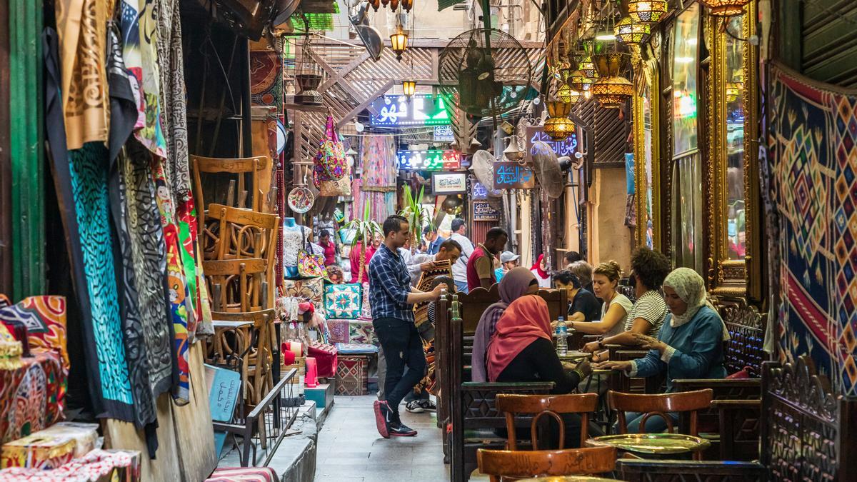 Callejuelas de El Cairo, en Egipto