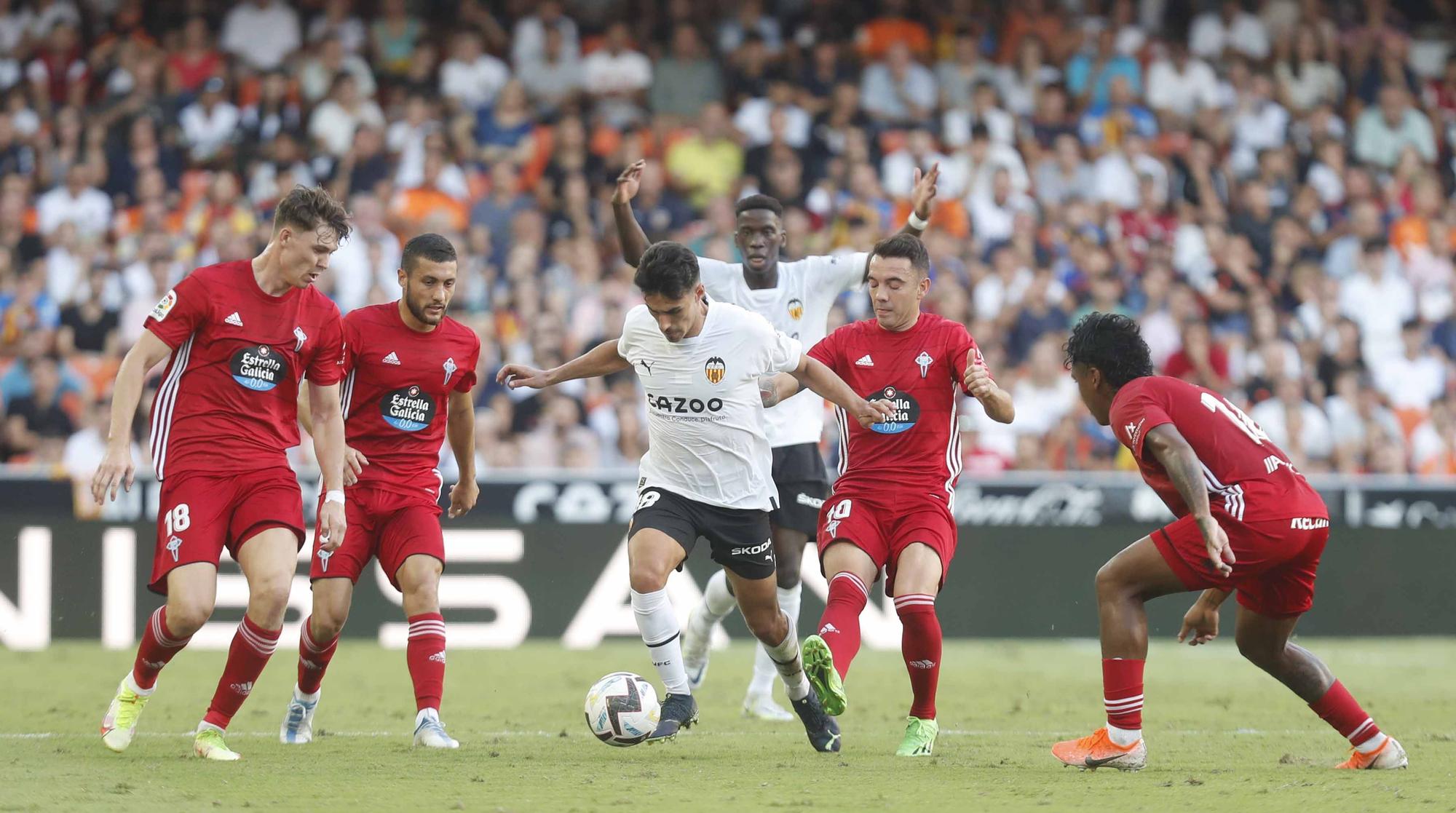 El Valencia - Celta en imágenes