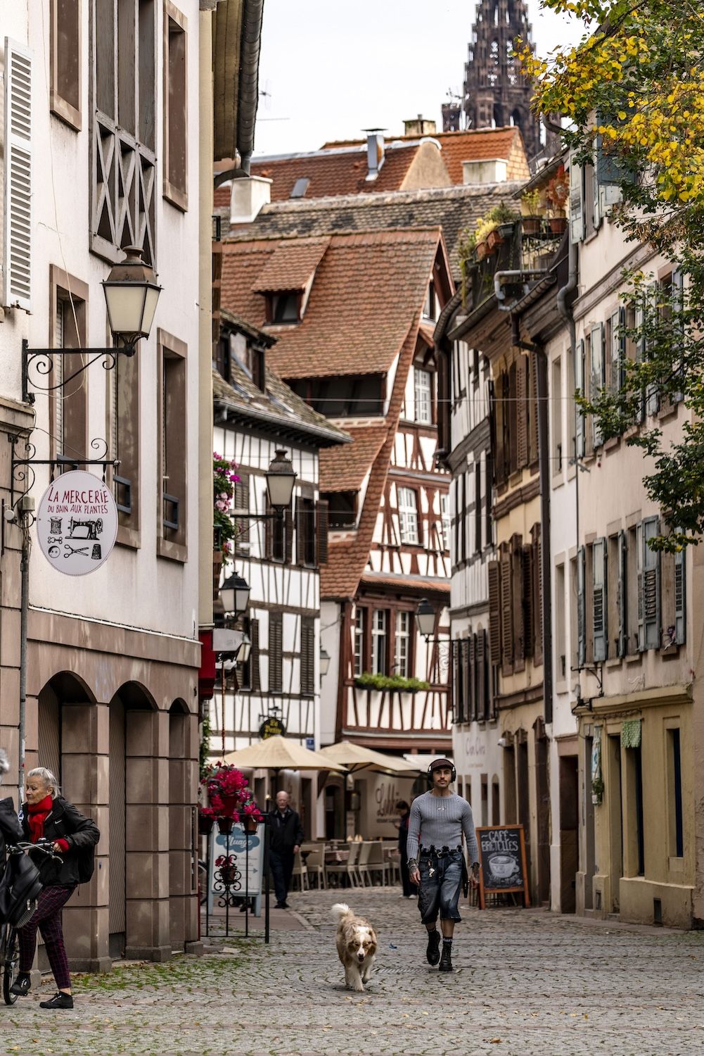 Una de las calles de Estrasburgo.