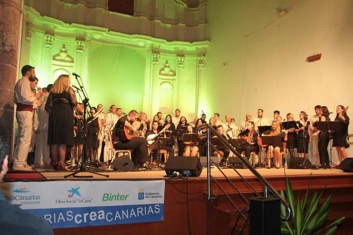 Calicanto en el Convento Santo Domingo de la Villa de Teguise con Voces Solidarias