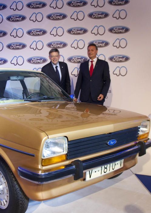 Celebración del 40º aniversario de Ford en Valencia