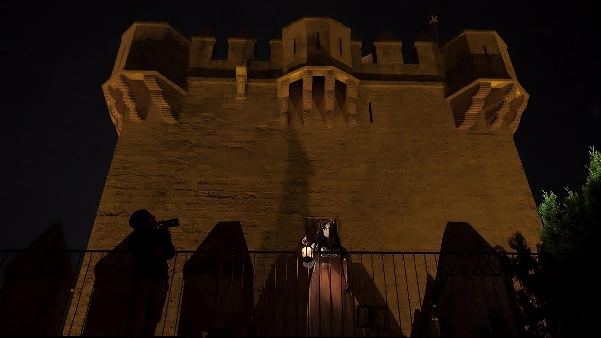 'Luna negra' en el castillo de Almodóvar del Río (Córdoba).