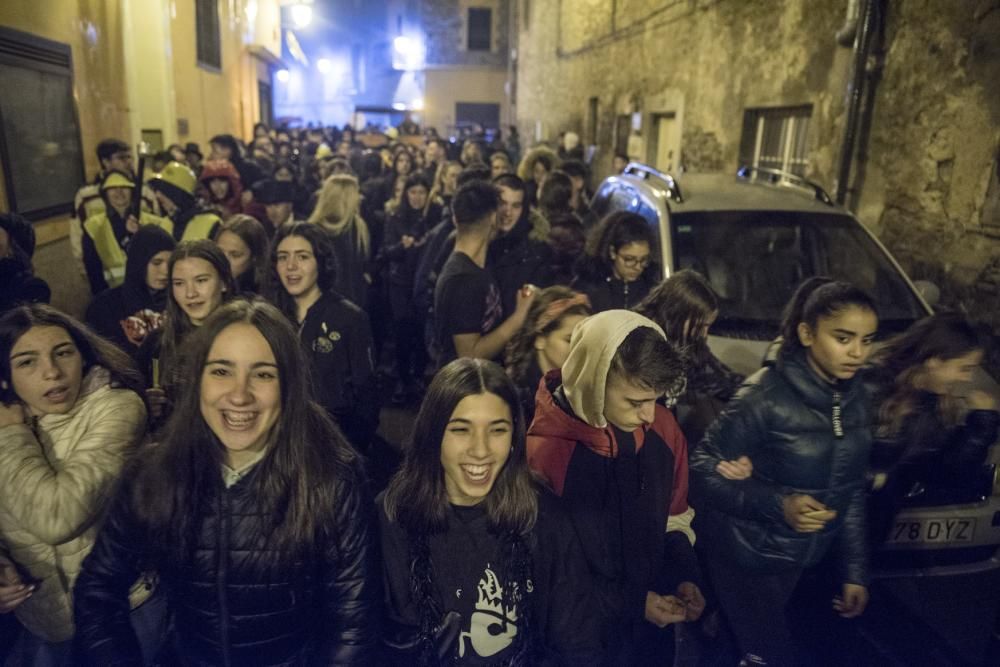 Enterrament del carnestoltes a Sallent