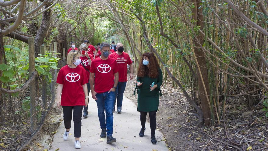 El equipo de Toyota Medimotors Premium visitó las instalaciones de Terra Natura Benidorm.