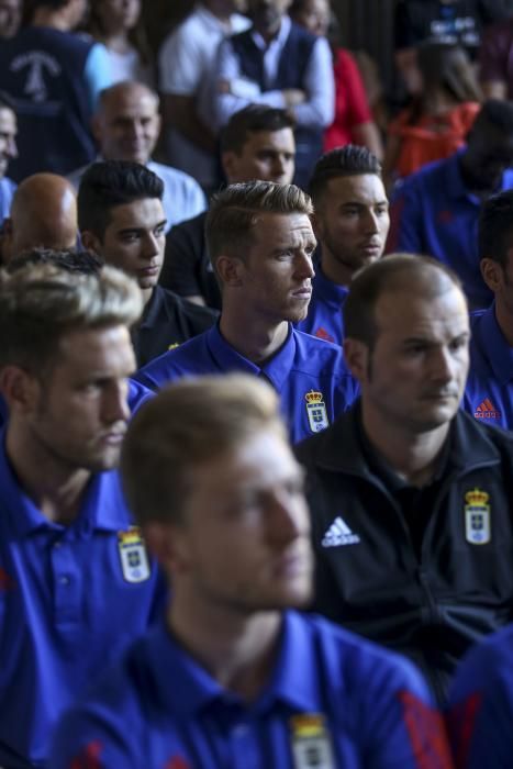 Ofrenda del Real Oviedo a la Santina