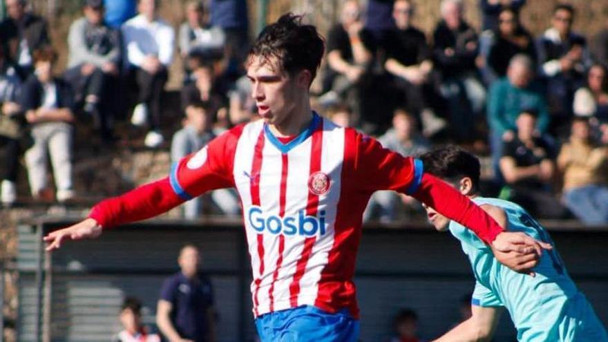 Punt de mèrit del juvenil del Girona contra el Barça (0-0)