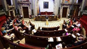 Pleno de organización del Ayuntamiento de València.