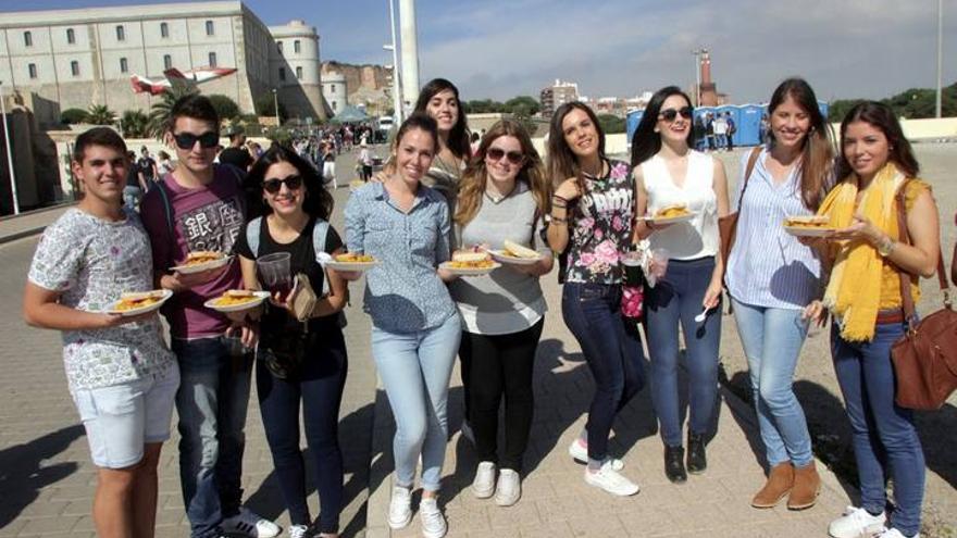 Paellas en la Bienvenida de la UPCT