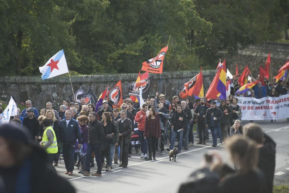 Marcha que exige la devolución del pazo de Meirás