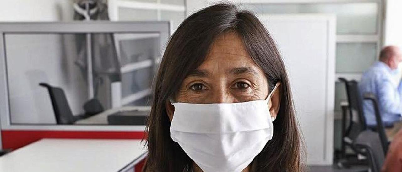 María José Villanueva Ordóñez, en la Consejería de Salud. | Luisma Murias