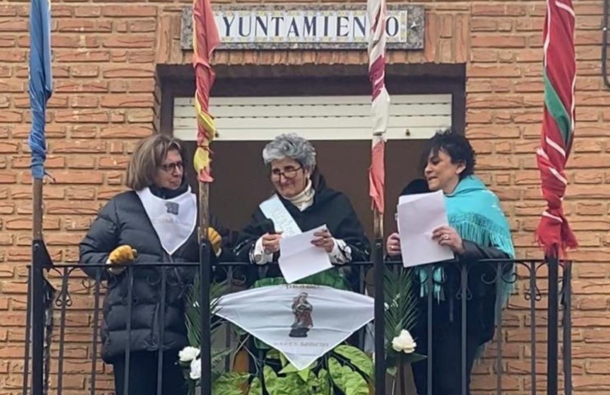 Entrega del bastón en Prado.